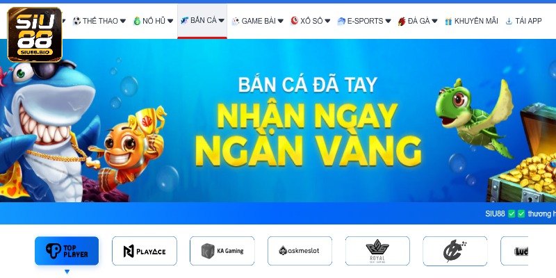 Giới thiệu đôi điều về sảnh bắn cá Siu88