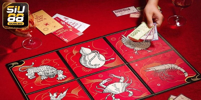 Khám phá toàn bộ các loại cược và tỷ lệ trả thưởng bầu cua Siu88